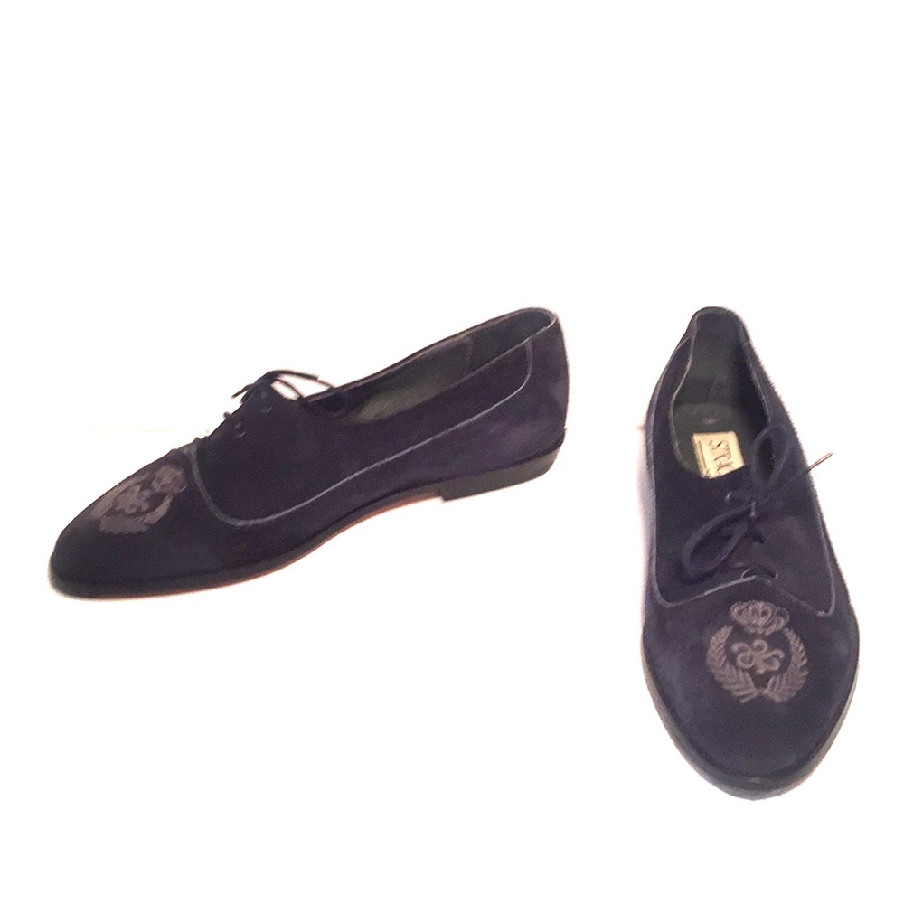 COPY - Vintage/New STRACAM Men’s Blue Suede Shoes Sz-7.5